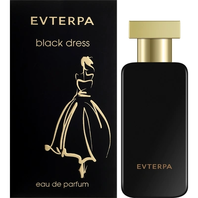 Evterpa Black Dress