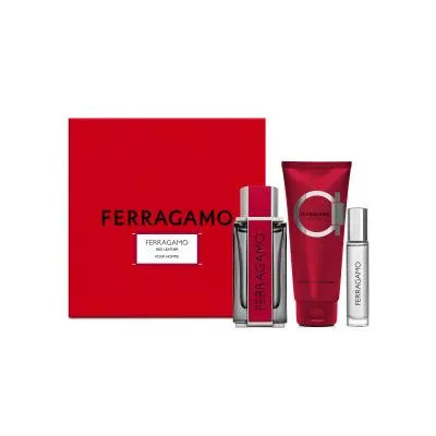 Ferragamo Red Leather