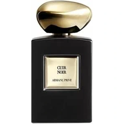 Giorgio Armani Prive Cuir Noir