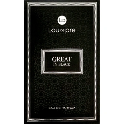 Lou De Pre Great In Black 
