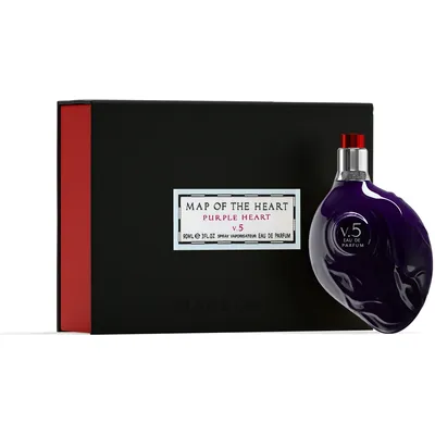 Map Of The Heart V.5 Purple Heart