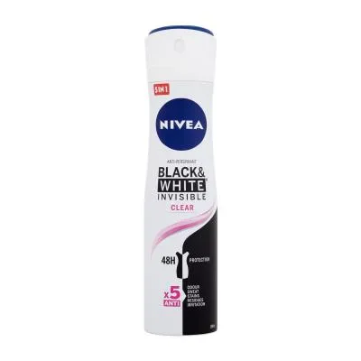 Nivea Black & White Invisible Clear 48h