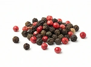 Czarny i różowy pieprz