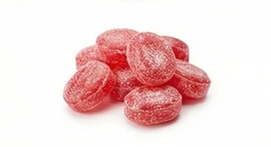 Musujące cukierki truskawkowe