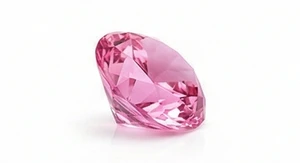Różowy kryształ