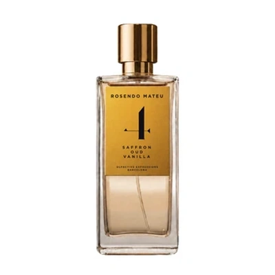 Rosendo Mateu No. 4 Saffron, Oud, Vanilla